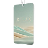 Abstrakter Hintergrund mit "Relax" Text Autolufterfrischer (Links)