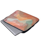 Abstrakter Hintergrund mit überlappenden Pastell-B Laptopschutzhülle (Vorne Knopf)