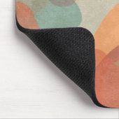 Abstrakter Hintergrund mit überlappenden Pastell-B Mousepad (Ecke)