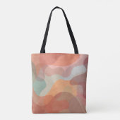 Abstrakter Hintergrund mit überlappenden Pastellkl Tasche (Rückseite)