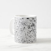 Abstrakter Hintergrund. Monochrome Textur. Bild in Kaffeetasse (Vorderseite Links)