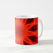 Abstrakter Hintergrund. Orientale Kaleidosco Kaffeetasse (VorderseiteRechts)