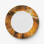 abstrakter Hintergrund Pappteller (Vorderseite)