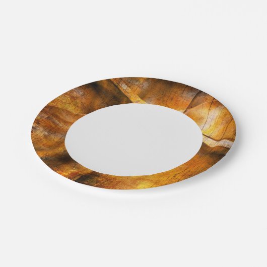 abstrakter Hintergrund Pappteller (Schrägansicht)