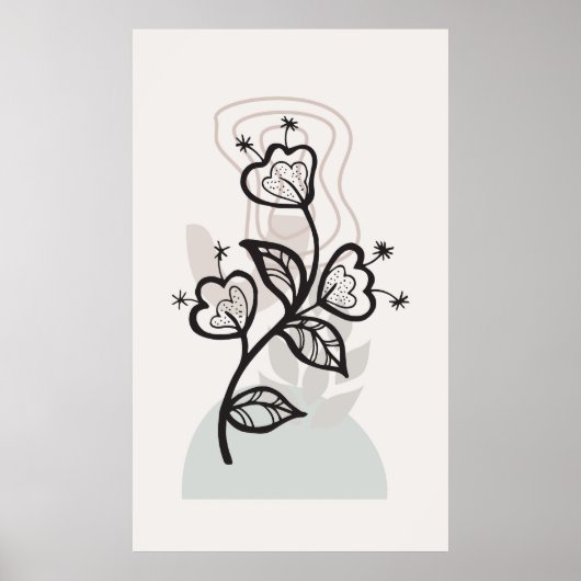 Abstrakter Hintergrund Poster (Vorne)