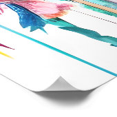 Abstrakter Hintergrund Poster (Ecke)