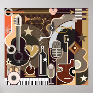 Abstrakter Hintergrund Poster