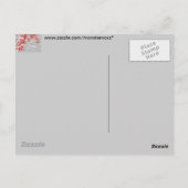 Abstrakter Hintergrund Postkarte (Rückseite)