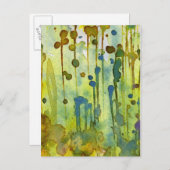 abstrakter Hintergrund Postkarte (Vorne/Hinten)