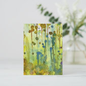 abstrakter Hintergrund Postkarte (Stehend Vorderseite)