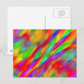 Abstrakter Hintergrund Postkarte (Vorne/Hinten)