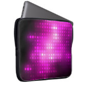 Abstrakter Hintergrund. rosa geometrischer Hinterg Laptopschutzhülle (Vorne Rechts)