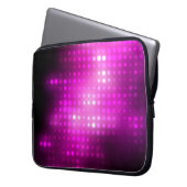 Abstrakter Hintergrund. rosa geometrischer Hinterg Laptopschutzhülle (Vorderseite Links)