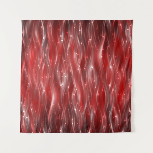 abstrakter Hintergrund. roter Hintergrund mit Well Wandteppich (Vorderseite)