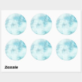 Abstrakter Hintergrund Runder Aufkleber (Blatt)