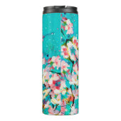 Abstrakter Hintergrund Thermosbecher (Rückseite)