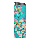 Abstrakter Hintergrund Thermosbecher (Nach rechts gedreht)