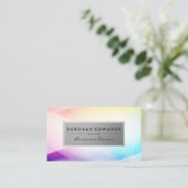 Abstrakter Hintergrund Visitenkarte (Stehend Vorderseite)