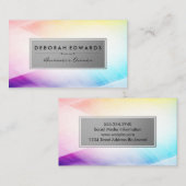 Abstrakter Hintergrund Visitenkarte (Vorne/Hinten)