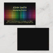 Abstrakter Hintergrund Visitenkarte (Vorne/Hinten)