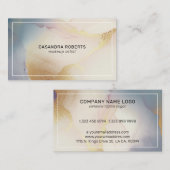 Abstrakter Hintergrund Visitenkarte (Vorne/Hinten)