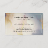 Abstrakter Hintergrund Visitenkarte (Rückseite)