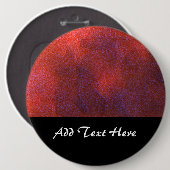 Abstrakter Hintergrund Vivid Orange und Cobalt Blu Button (Vorne & Hinten)