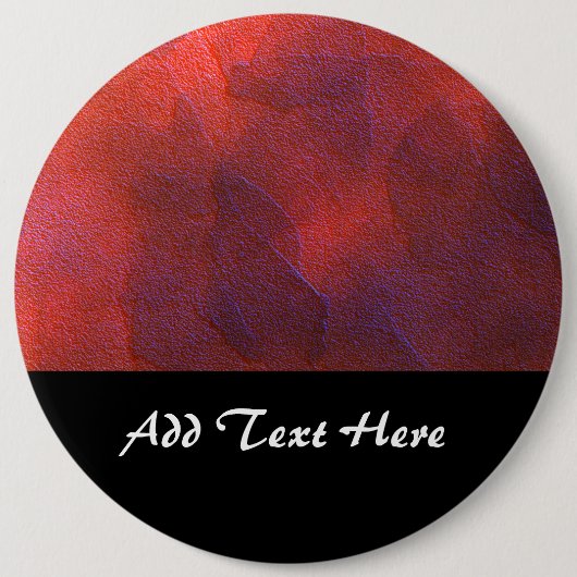Abstrakter Hintergrund Vivid Orange und Cobalt Blu Button (Vorderseite)
