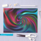 Abstrakter Hintergrund windt sich weich I Seidenpapier (Handwerk)