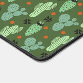 Abstrakter Hipster Cactus Desert Pattern Schreibtischunterlage (Ecke)