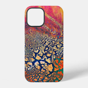 Abstrakter hochdetaillierter texturierter Grunge-H iPhone 12 Hülle