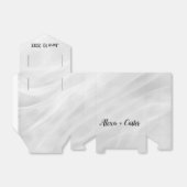 Abstrakter Hochzeitsweißmarmor Geschenkschachtel (Ungefaltet)