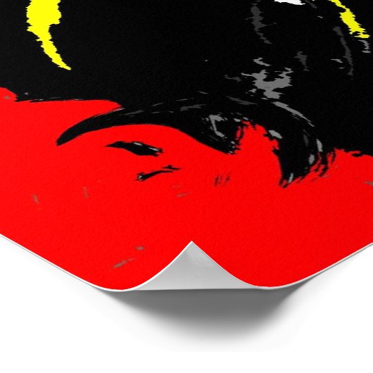 Abstrakter Hogfish Poster (Ecke)