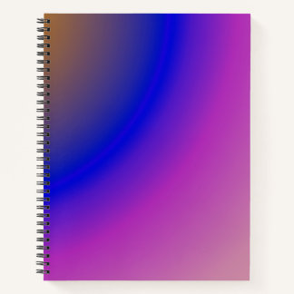 Abstrakter Holorosa und lila Farbverlauf Notizblock