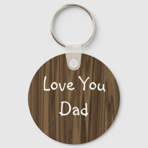 Abstrakter Holzeffekt Schlüsselanhänger