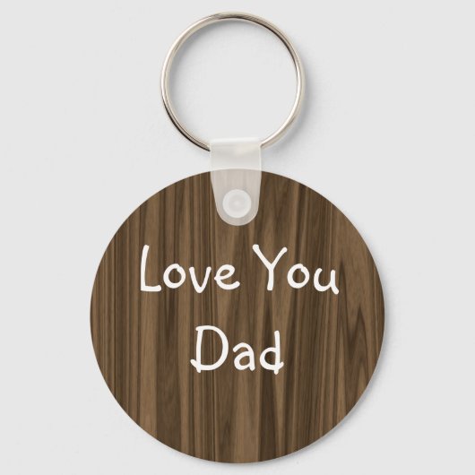 Abstrakter Holzeffekt Schlüsselanhänger (Vorderseite)