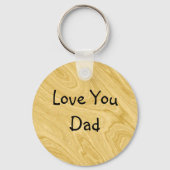 Abstrakter Holzeffekt Schlüsselanhänger (Vorderseite)