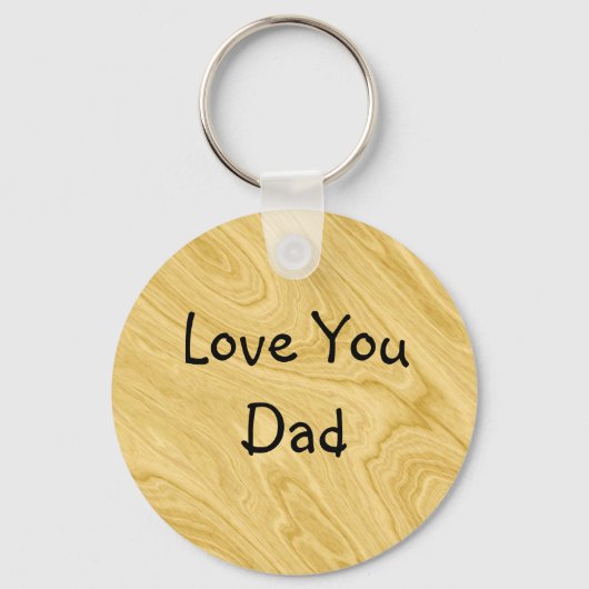 Abstrakter Holzeffekt Schlüsselanhänger (Vorderseite)