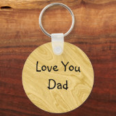 Abstrakter Holzeffekt Schlüsselanhänger (Vorderseite)