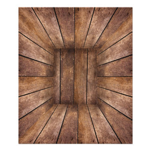 Abstrakter Holzwürfel Fotodruck