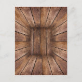 Abstrakter Holzwürfel Postkarte (Vorderseite)