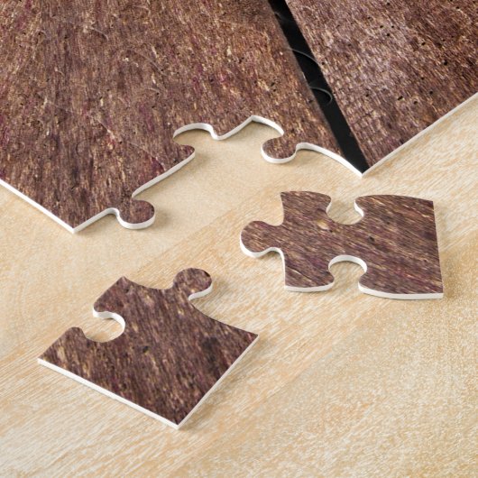 Abstrakter Holzwürfel Puzzle (Seite)