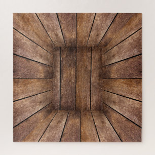 Abstrakter Holzwürfel Puzzle