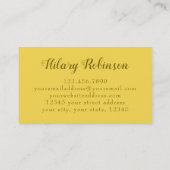 Abstrakter Honigwabenhalter Visitenkarte (Rückseite)