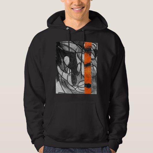 Abstrakter Hoodie (Vorderseite)