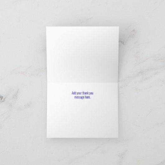 Abstrakter Hummingbird Danke (Innenseite)