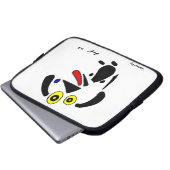 Abstrakter Hund Laptop-Sieb Laptopschutzhülle (Vorne Knopf)