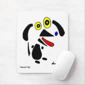 Abstrakter Hund Mousepad (Mit Mouse)