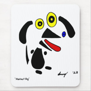 Abstrakter Hund Mousepad
