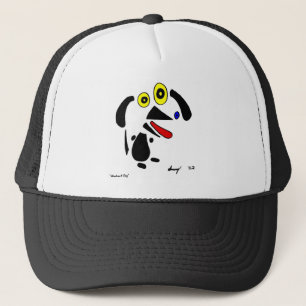 Abstrakter Hundehut Truckerkappe